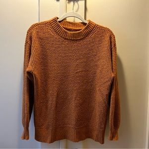 America Eagle, Women’s knit sweater, burnt Orange, size XS